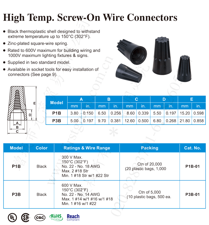 Screw-on High Temperature